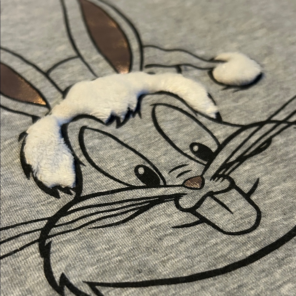 Bugs Bunny Christmas shirt Size S - Picture 4 of 10